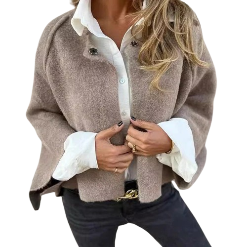 Cristal | Chaqueta Corta con Mangas Acampanadas